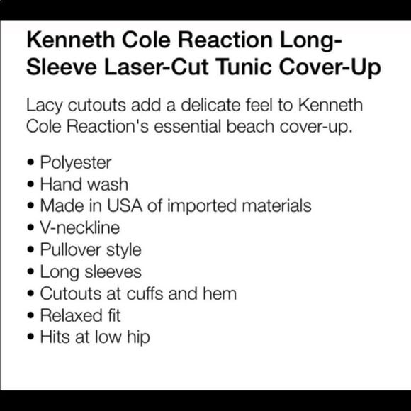 Laser cut tunic cover up - Picture 8 of 8